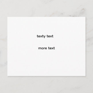 waefwef announcement postcard