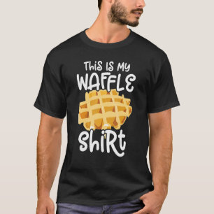 Waffle Breakfast Foods Dessert Mini Waffle Food 8 T-Shirt