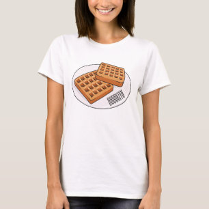 Waffle cartoon illustration T-Shirt
