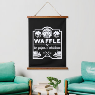 Waffle Chef Hanging Tapestry
