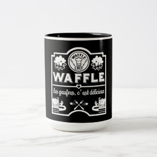 Waffle Chef Two-Tone Coffee Mug
