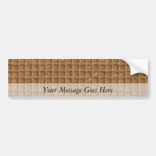Waffle Cone Bumper Sticker