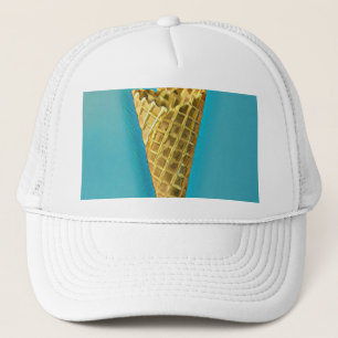 Waffle cone for ice cream lovers trucker hat