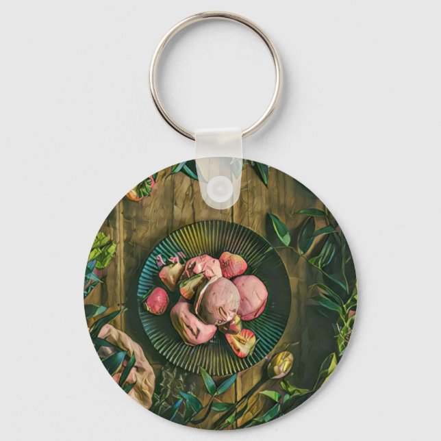 Waffle cone key ring (Front)
