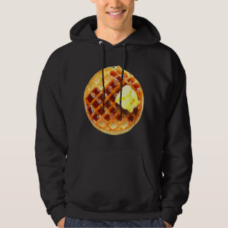Waffle Cosume Easy Last Minute Halloween Breakfast Hoodie