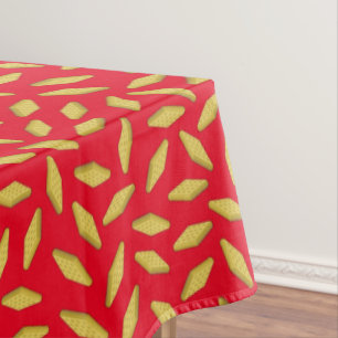 Waffle Cute Breakfast Birthday Party Tablecloth