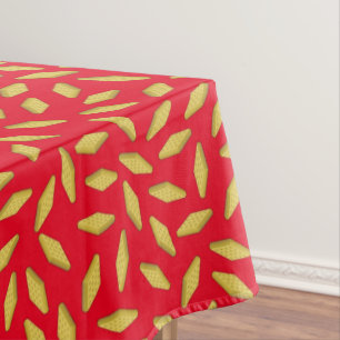 Waffle Cute Breakfast Birthday Party Tablecloth