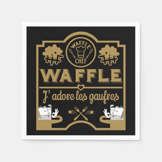 Waffle Day Napkin (Front)