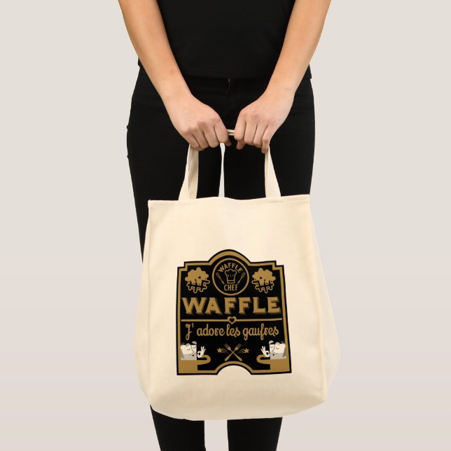 Waffle Day Tote Bag (Front (Product))