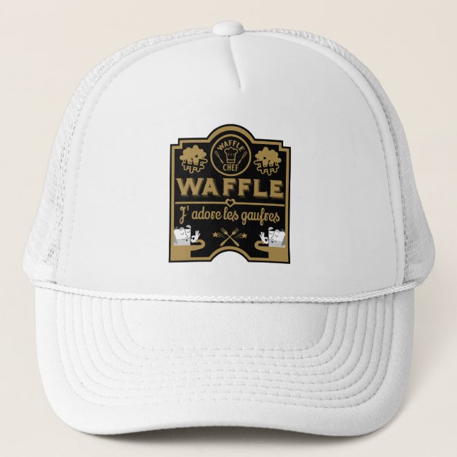 Waffle Day Trucker Hat (Front)