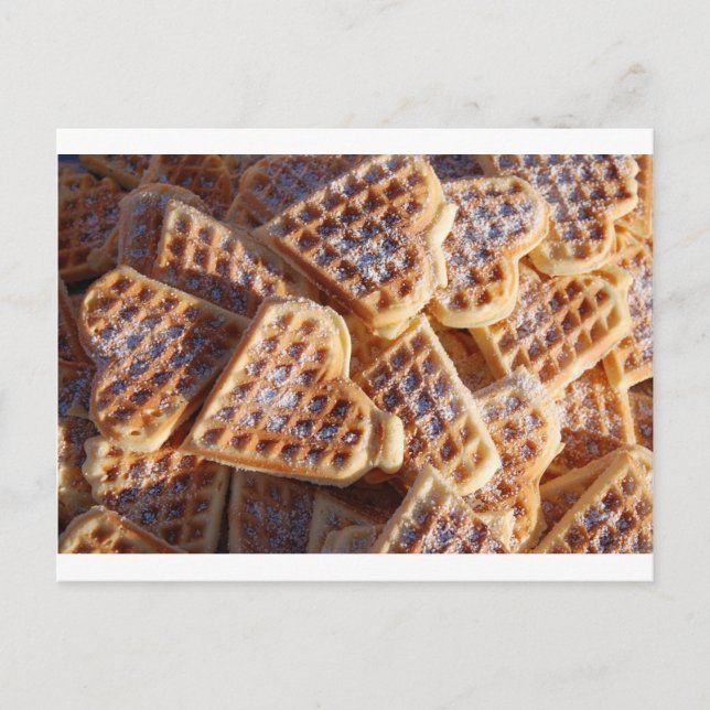 Waffle Hearts Postcard (Front)