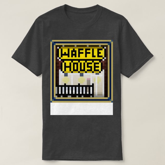 Waffle House GEORGIA TECH BORDER TShirt (Design Front)