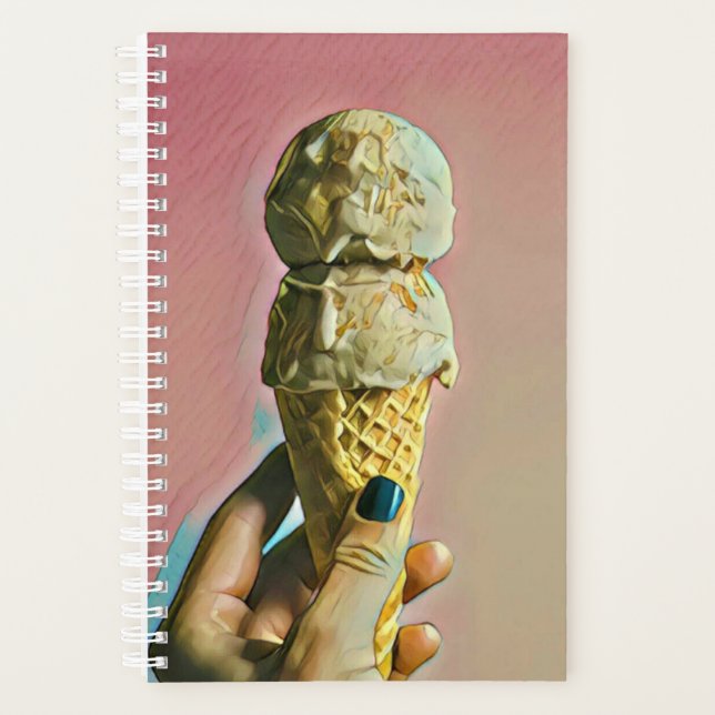 Waffle ice cream cone planner (Front)