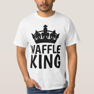 WAFFLE KING DAD FATHER'S DAY OR BIRTHDAY T-Shirts