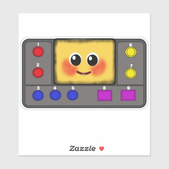 Waffle+Mochi-Magicartscreen-Vinyl Sticker (Sheet)