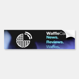 WaffleCast Official Bumper Sticker! Bumper Sticker