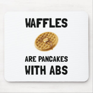 Waffles Abs Mouse Pad
