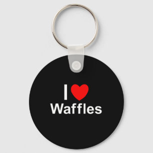 Waffles Key Ring
