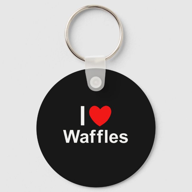 Waffles Key Ring (Front)