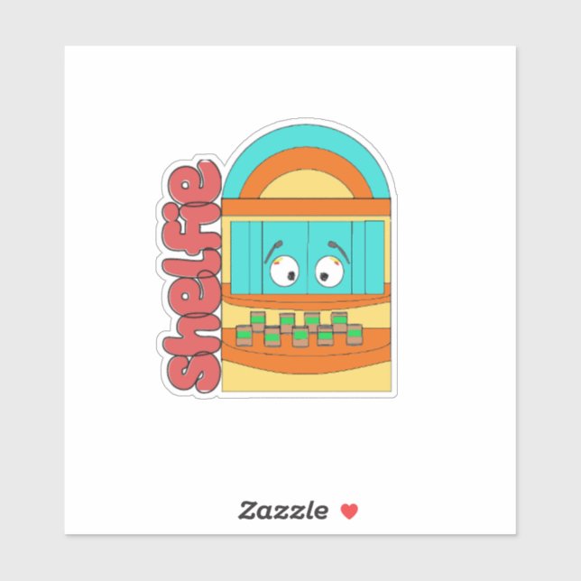 Waffles&Mochi-Shelfie -Vinyl Sticker (Sheet)