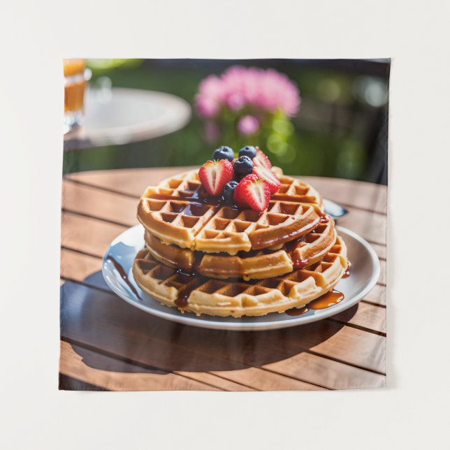 Waffles Tapestry (Front)