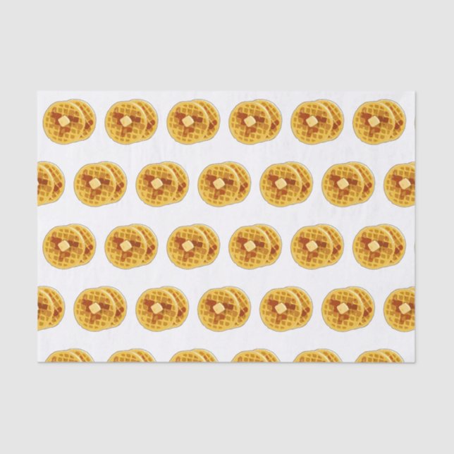 Waffles  tissue paper (Front)