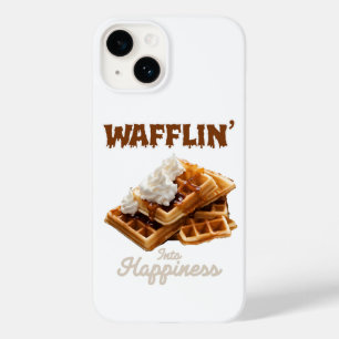 Wafflin’ Into Happiness Case-Mate iPhone 14 Case