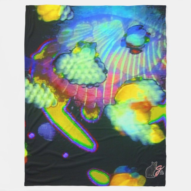 Wafting Slumbers Fleece Blanket (Front)
