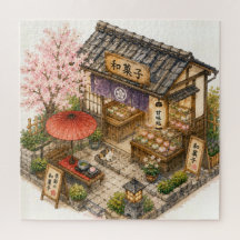 Wagashi Shop Watercolor