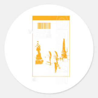 Wage War - Grave  Classic Round Sticker