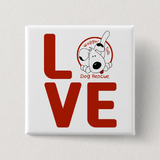 Waggin' Tails LOVE button