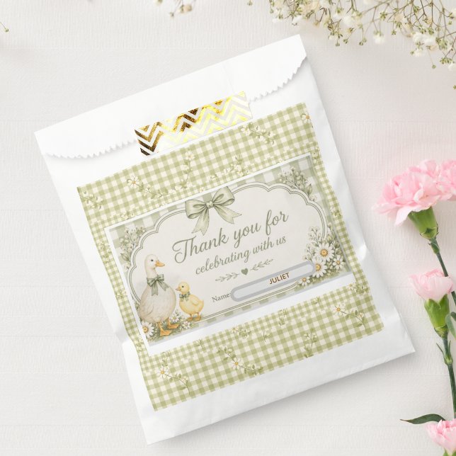  waggleinto wonder  sage green Favour Box Bag (Creator Uploaded)