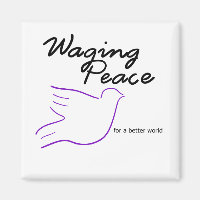 Waging Peace Dove magnet