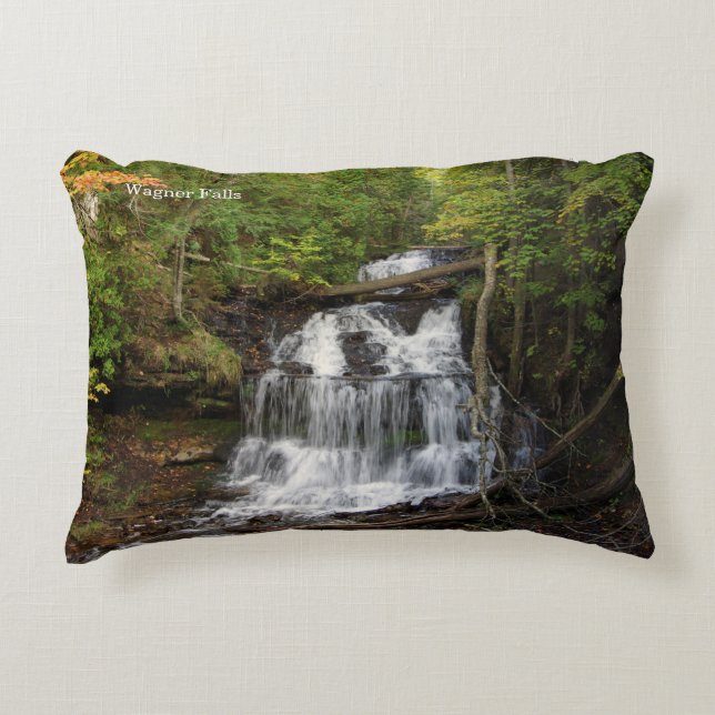 Wagner Falls accent pillow (Front)