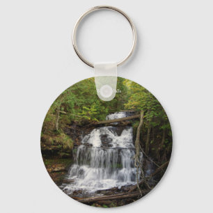Wagner Falls key chain