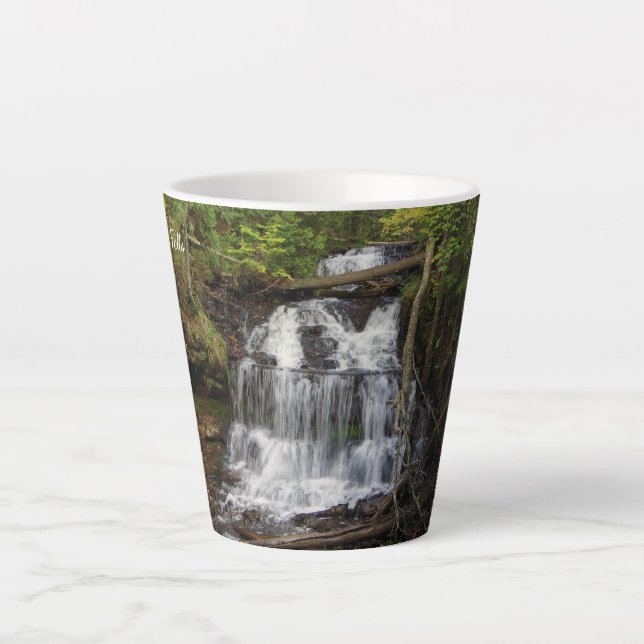 Wagner Falls latte mug (Front)