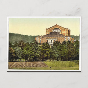 Wagner's theatre (i.e. Festspielhaus), Bayreuth, B Postcard