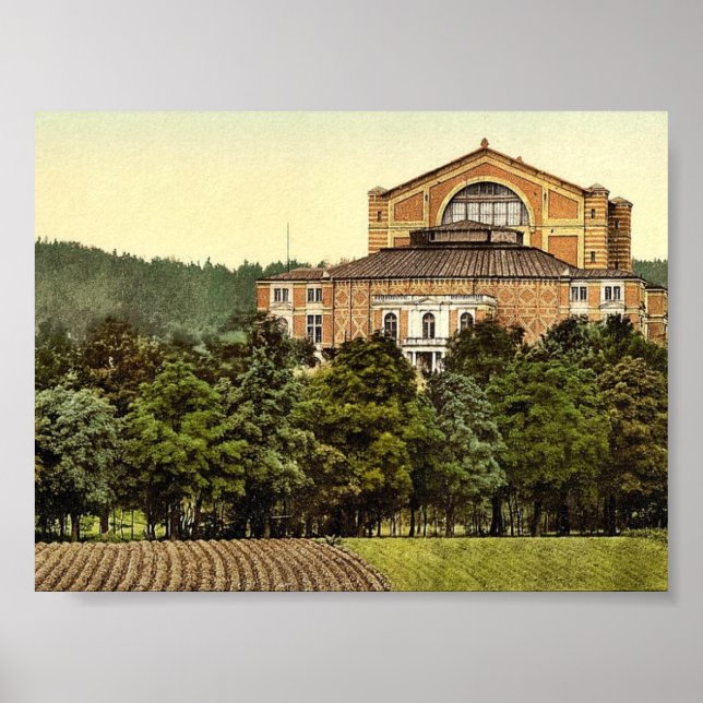 Wagner's theatre (i.e. Festspielhaus), Bayreuth, B Poster (Front)