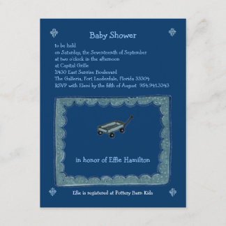 Wagon Border Invitation