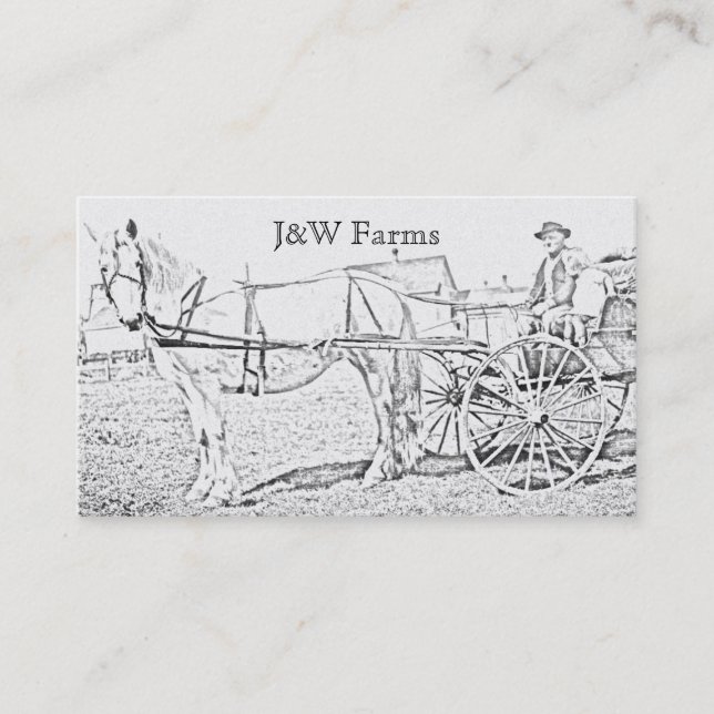 Wagon Ride Business Card (Front)