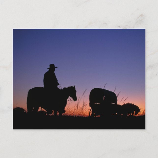 Wagon Train Postcard (Front)