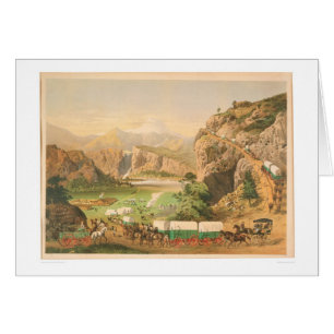 Wagon Trains arriving at Outpost (1838A)