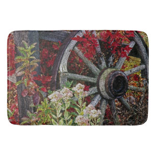 Wagon Wheel 1 Bath Mats