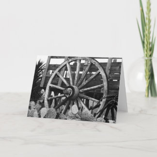 "Wagon Wheel" Card