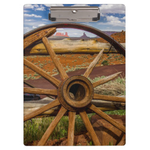 Wagon wheel close up, Arizona Clipboard