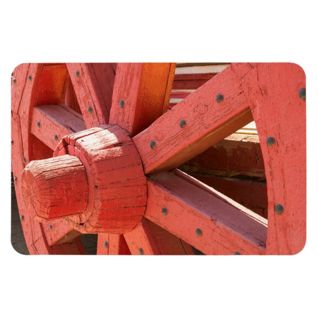Wagon Wheel Detail Magnet (Horizontal)