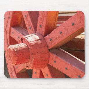 Wagon Wheel Detail Mouse Pad
