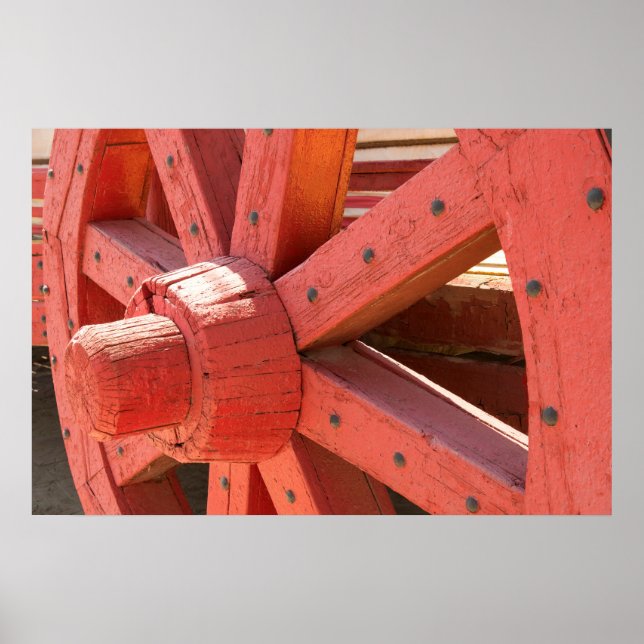 Wagon Wheel Detail Poster (Front)