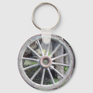 Wagon Wheel Key Ring