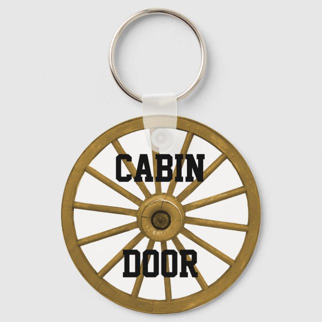 WAGON WHEEL-KEYCHAIN KEY RING (Front)